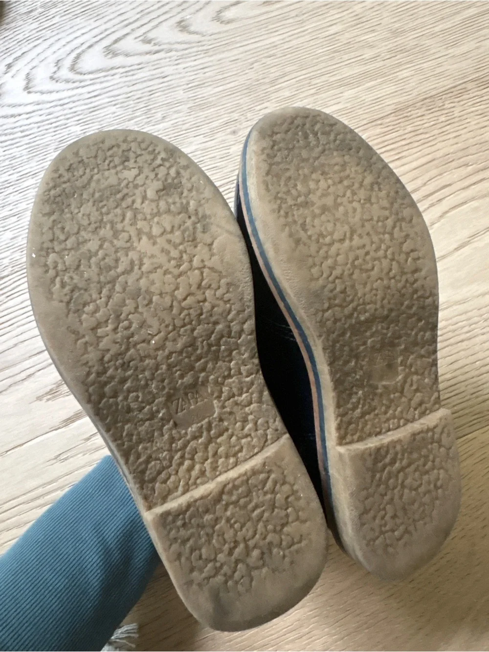 Zara navy boots size 9